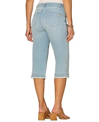 Democracy Petite AbSolution Mid-Rise Crop Jeans