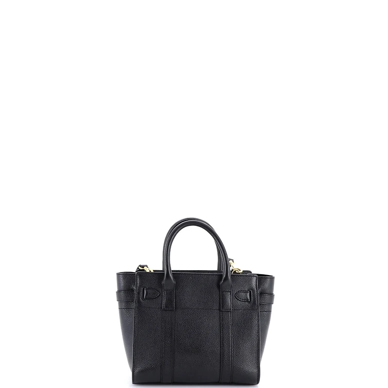 Pre-Owned Mulberry Mini Bayswater Zipped Tote Leather