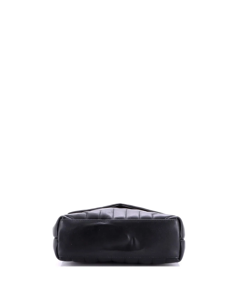 Pre-Owned Saint Laurent Small Loulou Shoulder Bag Matelasse Chevron Leather