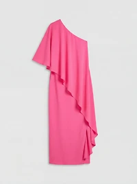 Coast Women's Chiffon Cape Crepe Pencil Dress
