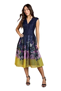 Coast Women's Burnout Drop Waist Midi Dress
