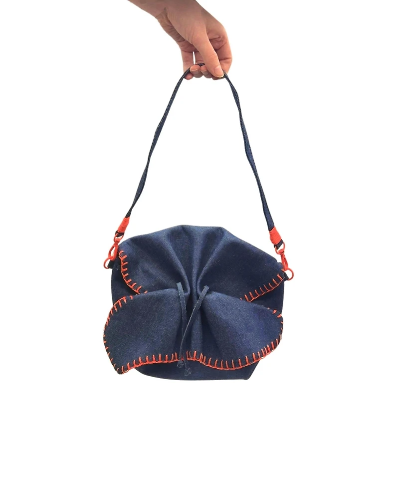 Carlos Falchi Butterfly Leather Bag