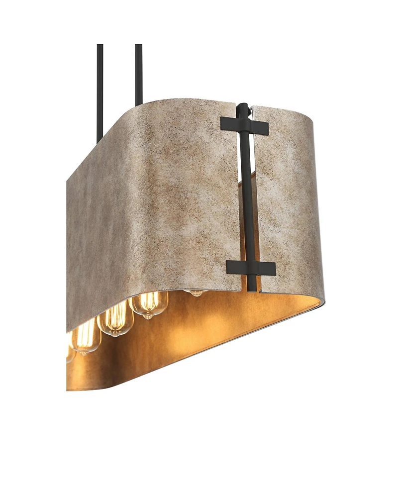 Possini Euro Design Possini Euro Julian Rustic Silver Island Pendant