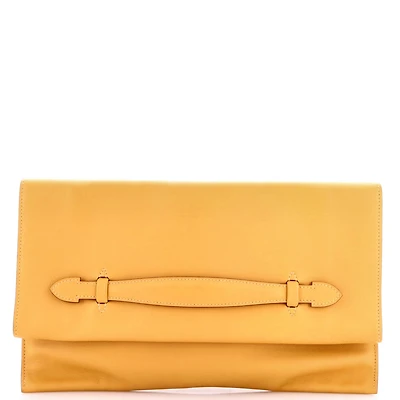 Pre-Owned HERMES Pliplat Clutch Swift