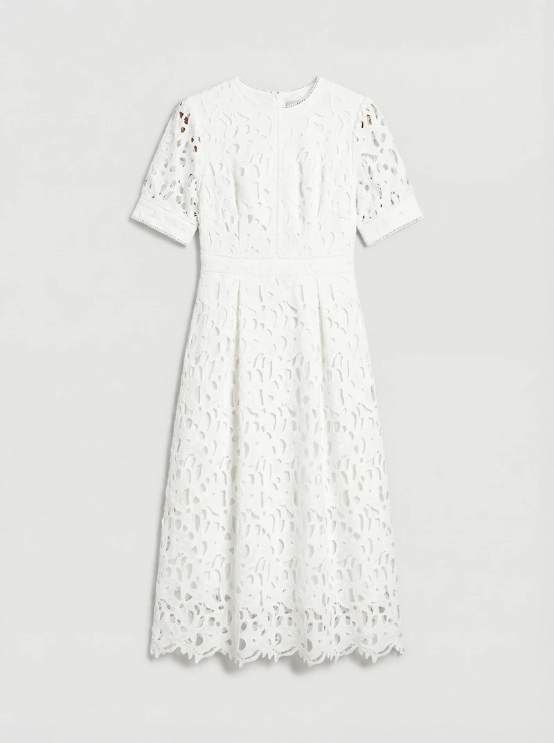 Coast Women's Short Sleeve Lace Midi Dress