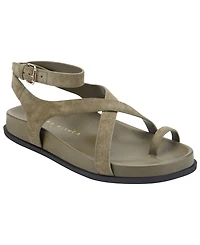 Marc Fisher Ltd Women's Bevy Strappy Flat Sandals