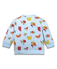 Holly and Beau Girls Long Sleeve Cotton Crew Neck Sweatshirt