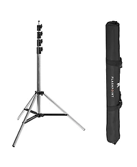 Nanlite Fs-300C Rgbw Cob Led Video Spotlight, Bundle with 65" Easy Lock Umbrella, Umbrella Diffuser and 9.5' Air-Cushioned Light Stand