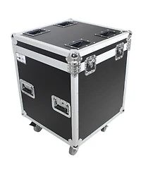 ProX Xs-UTL4 Half Trunk Utility Flight Case with Caster Dish and Wheels, Medium