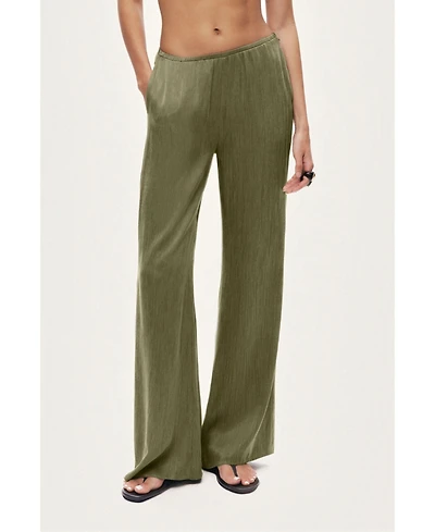 Nocturne Women's Relaxed Straight-Leg Pants