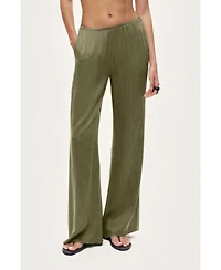 Nocturne Women's Relaxed Straight-Leg Pants