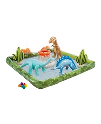 Gnuadz Jurassic Adventure Inflatable Kiddie Pool Slide Sprayer Dinosaurs