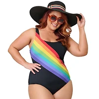 Unique Vintage Plus Huntington Swimsuit