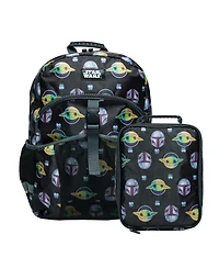 Star Wars: The Mandalorian and Grogu 2-Piece 16" Kids Backpack and Lunch Box Set For School And Travel