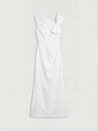 Coast Women's Bow Detail Crepe Wedding Dress