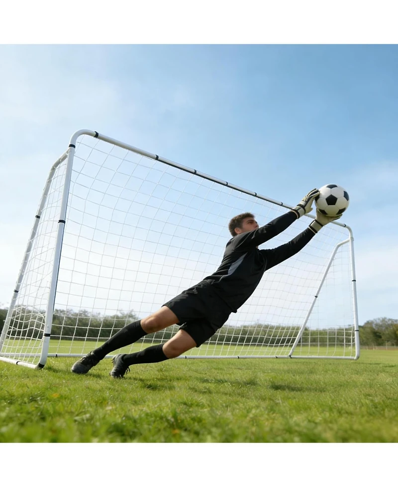 Zeny Portable Soccer Goal for Backyard, Kids Adults Soccer Net and Frame for Home Backyard Practice Training Goals