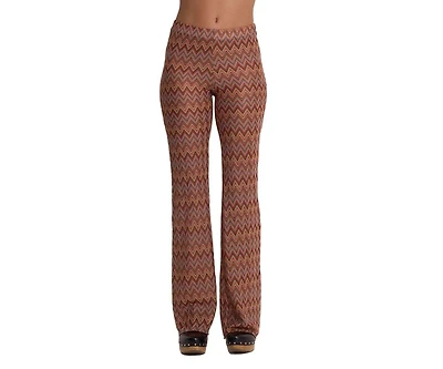 Gottex Beach Life Women's Desert Mirage High Waist Flare Pants