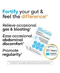 BioGaia Gastrus Gut Health Probiotic Chewables Ease Abdominal Discomfort, Gas, Bloating and Promote Regularity 30 Count