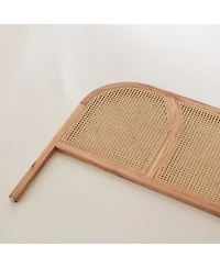 Billie headboard in rattan canework and solid mindi 200cm