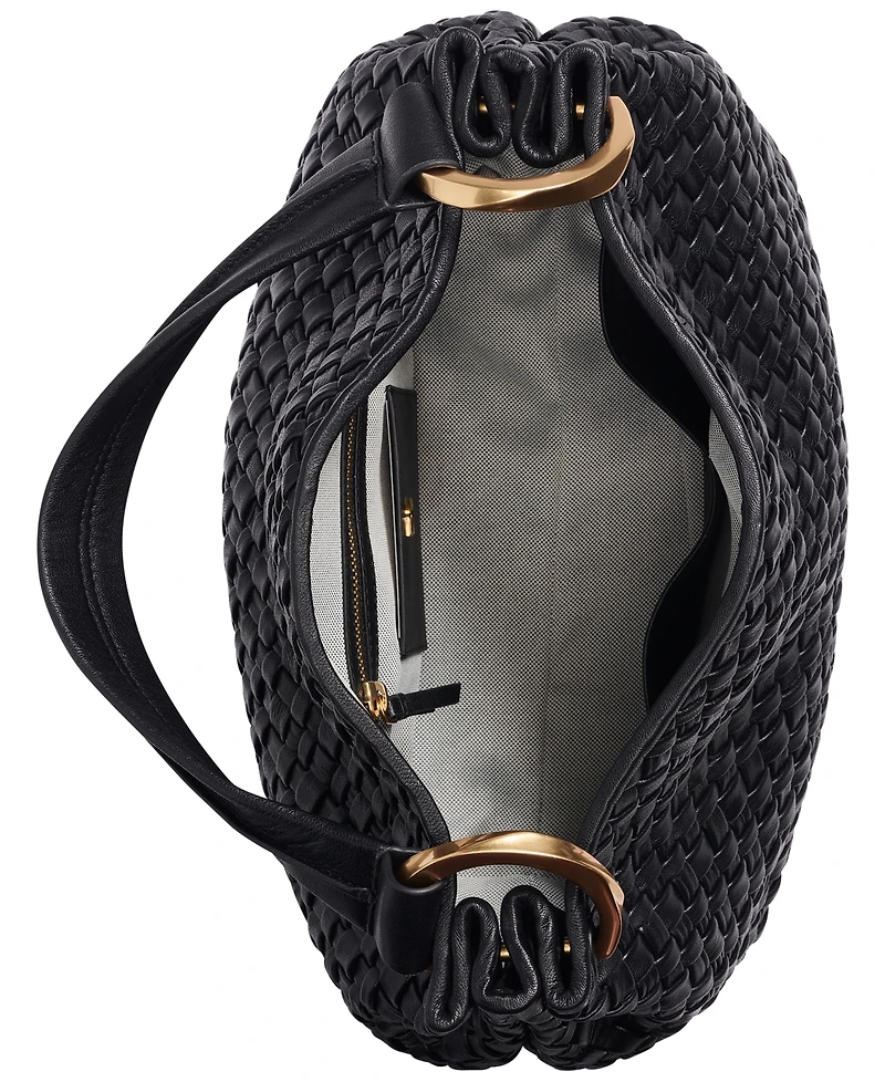 Donna Karan New York Glenwood Woven Small Shoulder Handbag