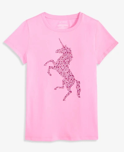 Epic Threads Girls' Xs-xl Floral-Unicorn T-Shirt, Macy's Exclusive