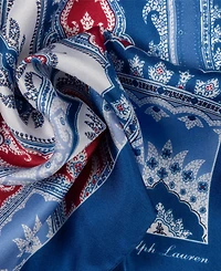 Lauren Ralph Paisley Small Square Scarf