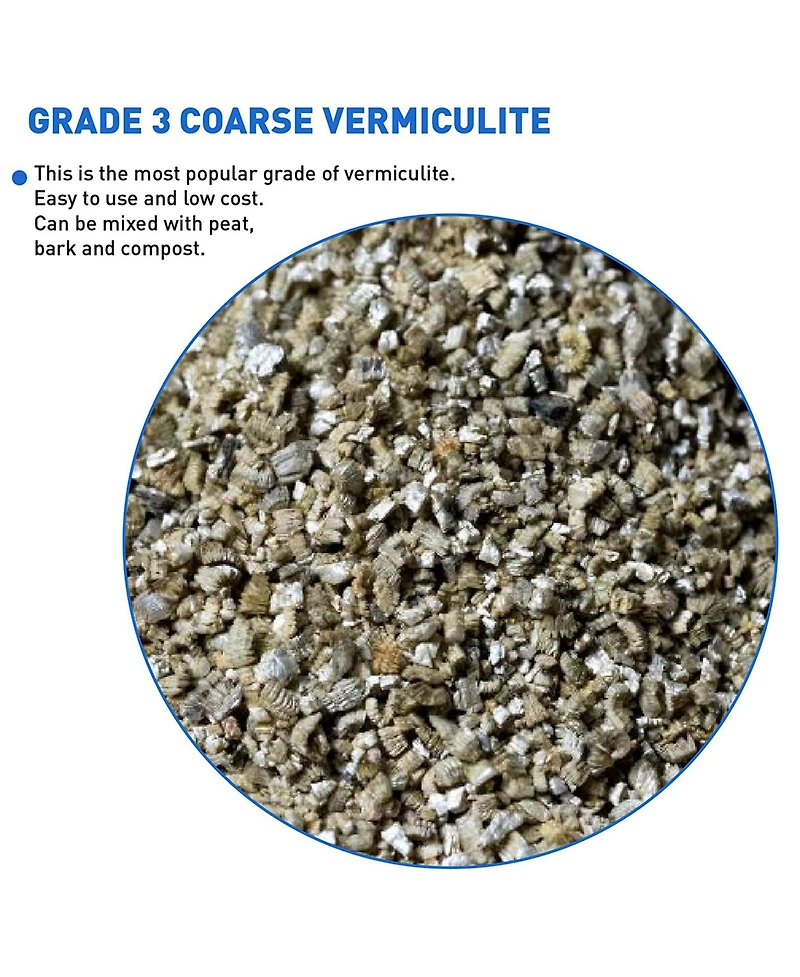 Palmetto 4 Cubic Foot Grade 3 Coarse Vermiculite Planting Soil Additive