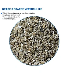 Palmetto 4 Cubic Foot Grade 3 Coarse Vermiculite Planting Soil Additive