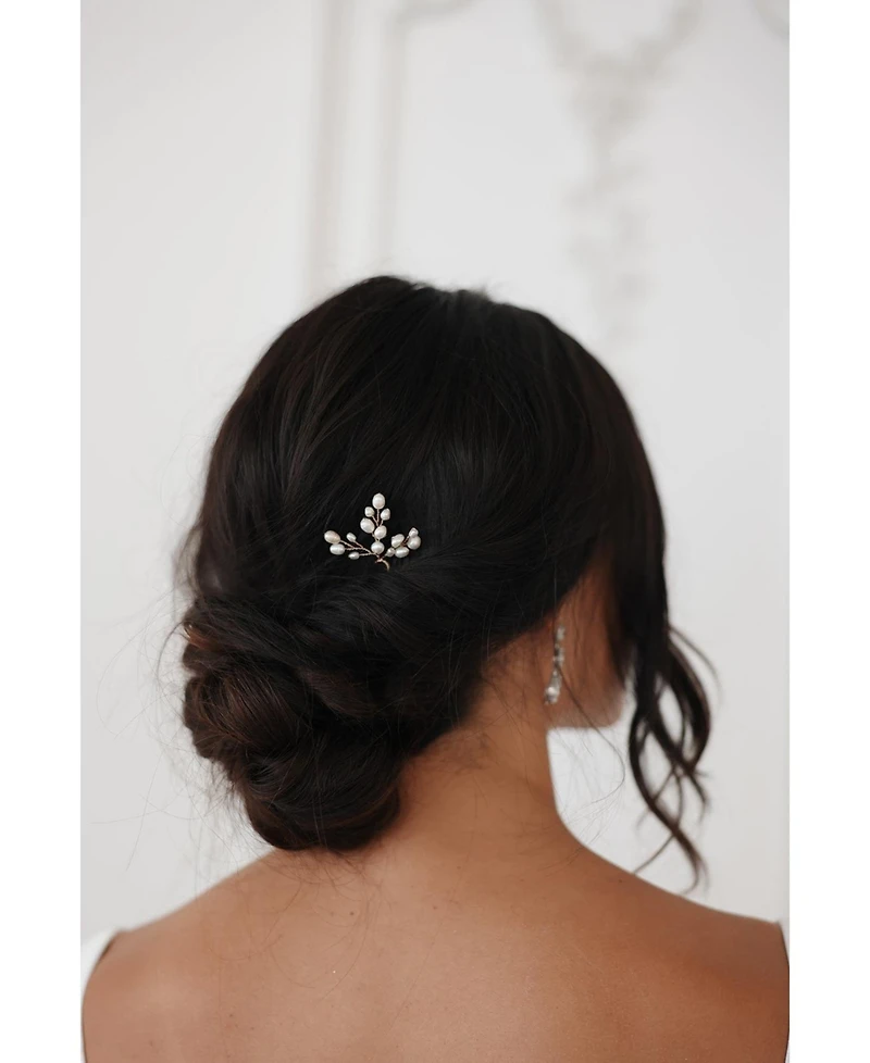 Untamed Petals Parker Pearl Hair Pin