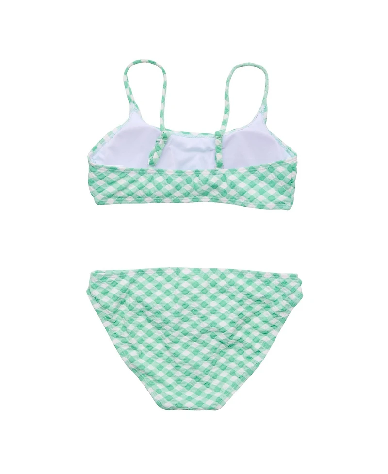 Snapper Rock Big Girls Cool Mint Crush Teen Crop Bikini