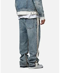 mnml Men's Ultra Baggy Border GN8 Denim Jeans