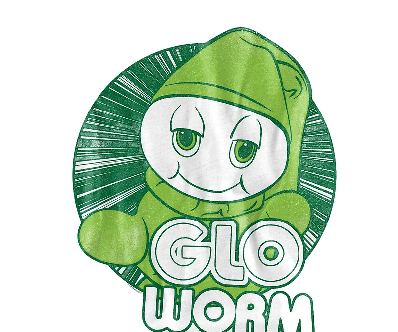 Hasbro+ Men's + Glo Worm Logo with T Shirt