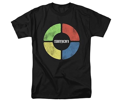 Hasbro+ Men's + Simon Simple Distressed T Shirt