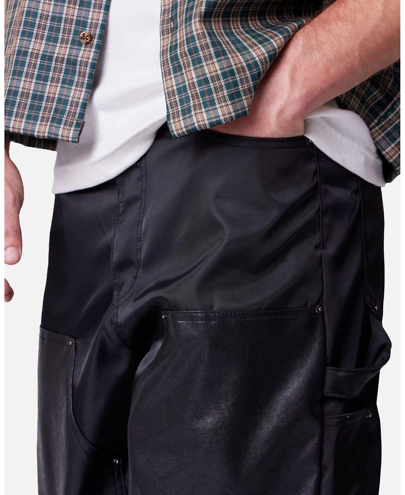 mnml Men's Baggy Nylon Carpenter Pants