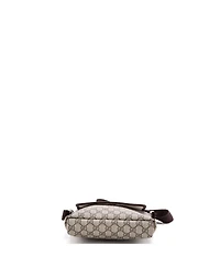 Pre-Owned Gucci Small Flap Messenger Gg Coated Canvas