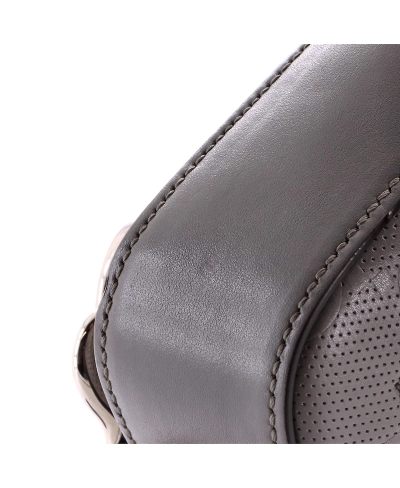 Pre-Owned Gucci Sling Backpack Gg Embossed Perforated Leather