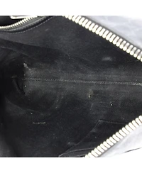 Pre-Owned Gucci Medium Web Zip Flat Messenger Gg Coated Canvas
