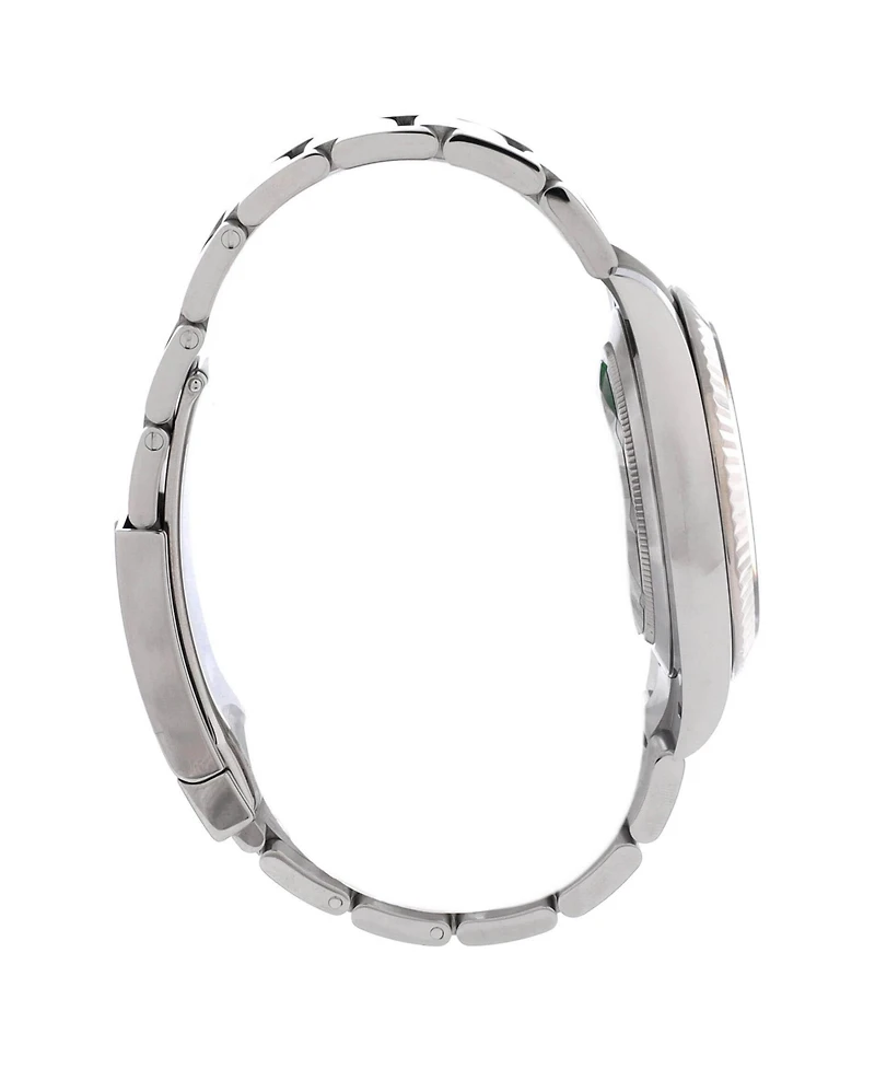 Pre-Owned Rolex Oyster Perpetual Datejust Slate Automatic Watch in Stainless Steel and White Gold 41mm