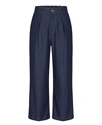 Modenaire Women's High Waist Pleated Wide Leg Pants