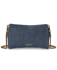 Lauren Ralph Lauren Tanner Denim Mini Crossbody Handbag