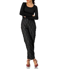 Ivonne Women's Straight-Leg Jeans with Distressed Detail