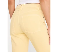 Good American Women's Vintage-Inspired Mid-Rise Straight Pants