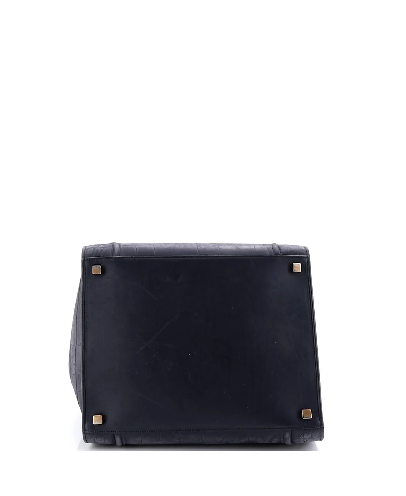 Pre-Owned Celine Medium Phantom Bag Embossed Leather