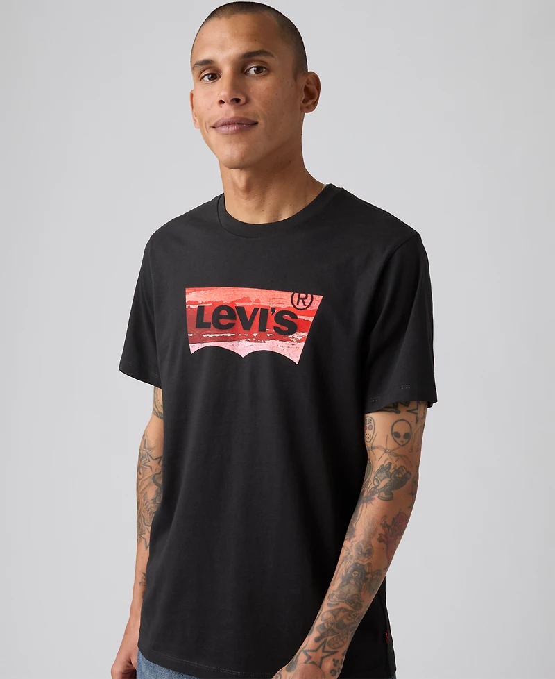Levi's Men's Graphic Logo Batwing Short Sleeve T-shirt