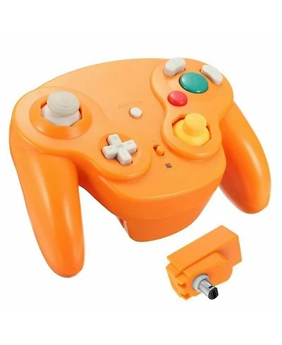 ECHTPeak Wireless Game Cube Controller, 2.4G Wireless Classic Gamepad with Receiver Adapter for Wii Game Cube Ngc Gc
