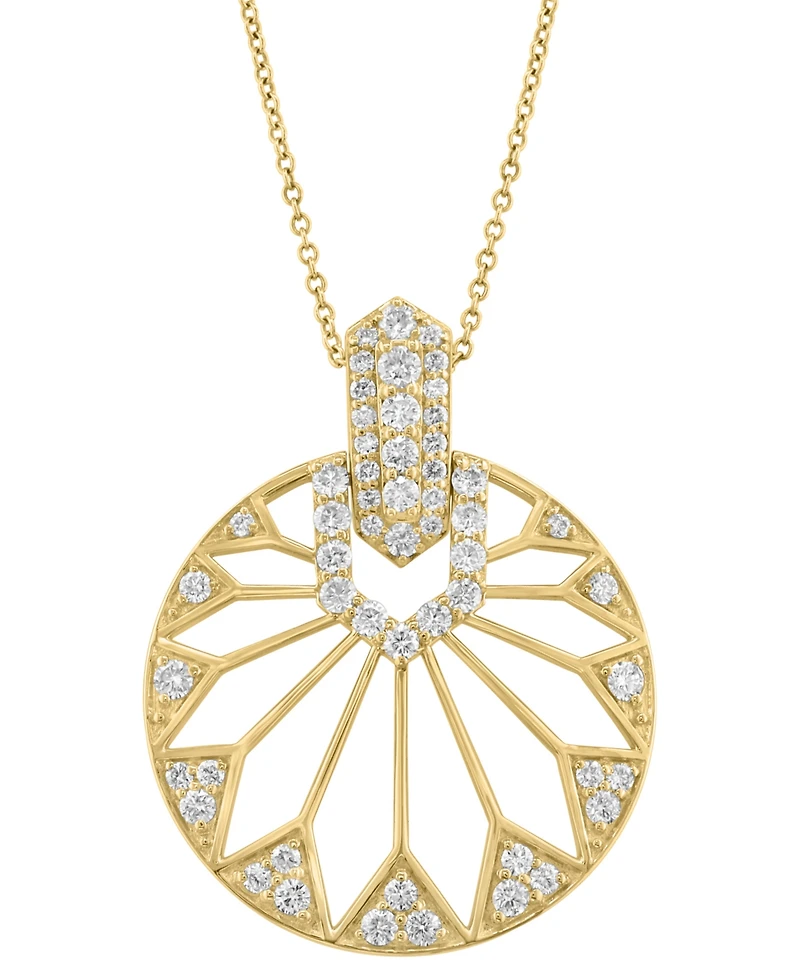 Effy Collection Diamond Pendant Necklace (1.19 ct. t.w.) in 14k Yellow Gold