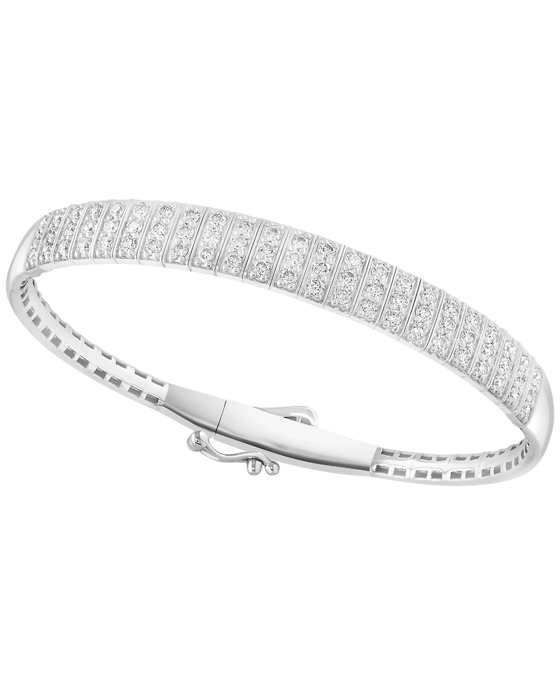 Effy Collection Diamond (2 ct. t.w.) Bangle Bracelet in 14k White Gold
