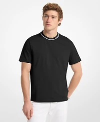 Michael Kors Men's Contrast Tipping Crewneck T-Shirt