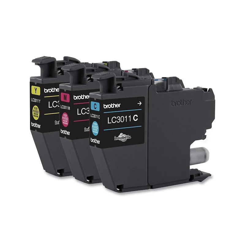 Brother LC30113PKS 200 Page Yield Ink Cartridge Pack, 3 Count