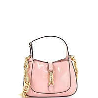 Pre-Owned Gucci Mini Jackie 1961 Chain Hobo Patent